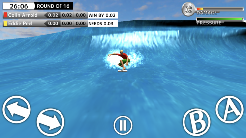 BCM サーフィンゲームアプリ "WORLD SURF TOUR"